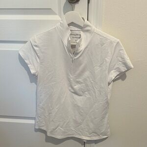 Tommy Bahama White Short Sleeve Polo